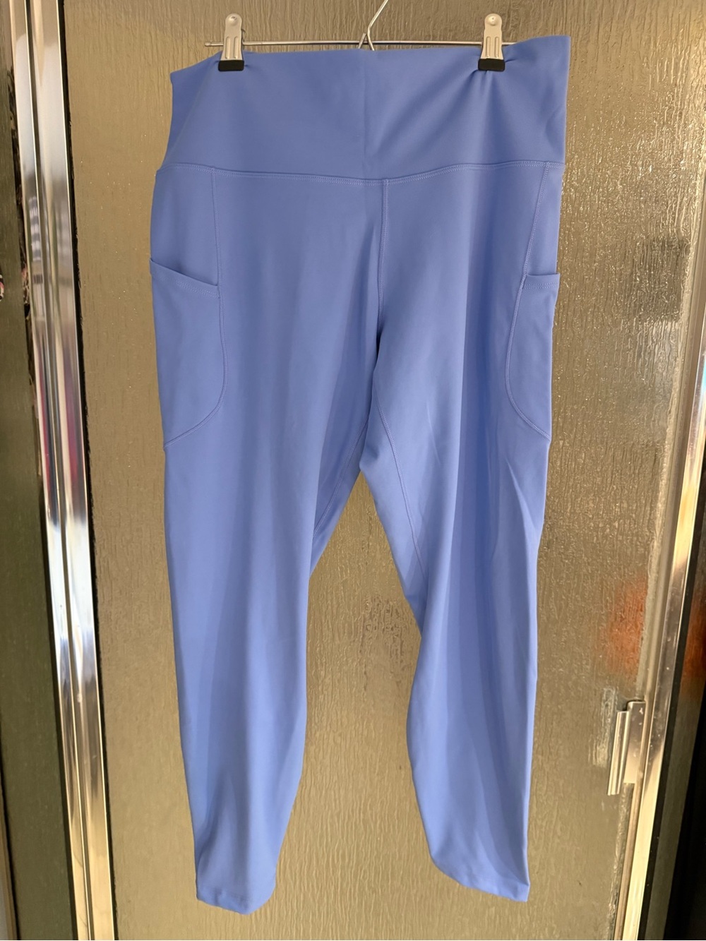 Nike Periwinkle Blue High-Waist Leggings with Side Pockets